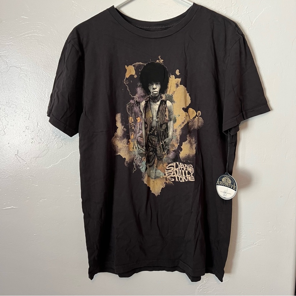 NWT Sly and the Family Stone Short-Sleeve Graphic Tee by Archive Size M